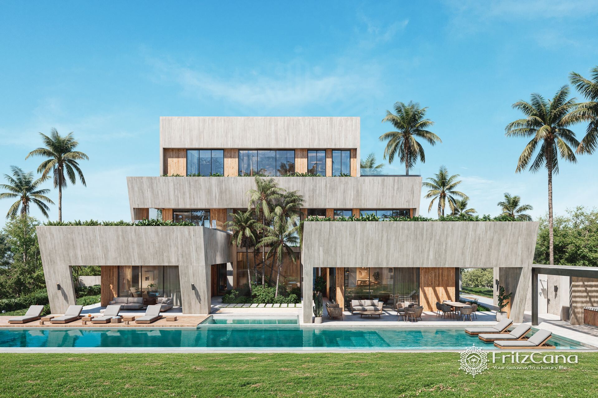 A New Standard of Caribbean Luxury: Six Bedroom Villa Lagunas Cap Cana